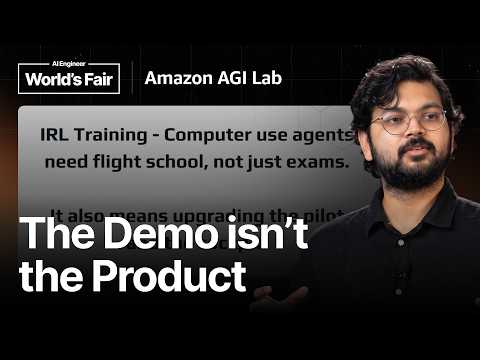 From RL to IRL — Gaurav Mishra, Amazon AGI Lab video thumbnail