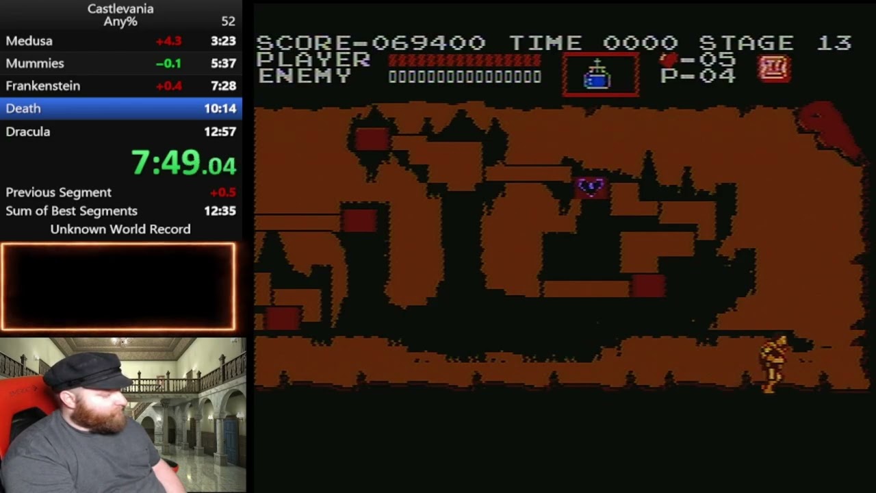 Castlevania NES Any% Speedrun in 