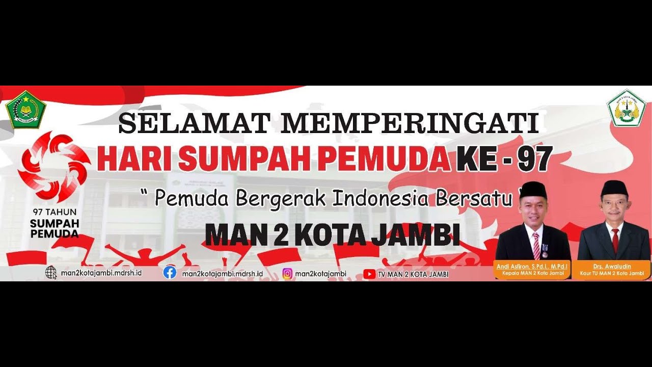 LIVE: UPACARA PERINGATAN HARI SUMPAH PEMUDA TAHUN 2025 DI MAN 2 KOTA JAMBI