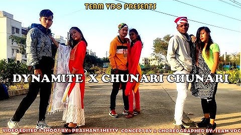 Dynamite x Chunari Chunari |  Mashup | Aksh  Baghla | Cover dance | BTS | Team Vdc
