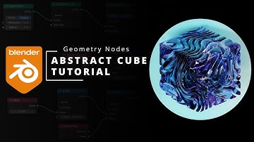 Abstract Cube - Blender Geometry Nodes Tutorial