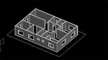 AutoCAD 2018 2D and 3D beginners tutorial [complete floor plan and 3D House modeling part-2]