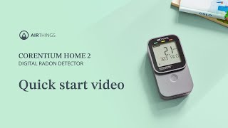 Airthings Corentium Home 2 | Quick Start Guide