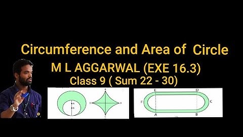 Circumference and area of a circle class 9 || Mensuration Class 9 circle || M l Aggarwal || Exe 16.3