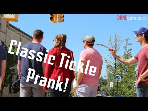 Classic Feather Tickle Prank!