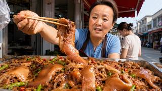🥢 Sliced Pig Head Meat Releases a Rich Braised Aroma Instantly 🎧 - Chinese Street Food