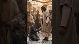 Jesus knew why the woman touched him ? #shorts #bible #jesus #faith