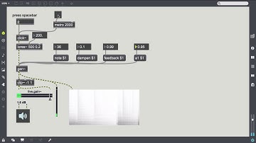 02 Waveguides in GenExpr | 01 Nonlinear Karplus-Strong