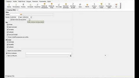 Exportar XML para contabilidade Sistema Uniplus