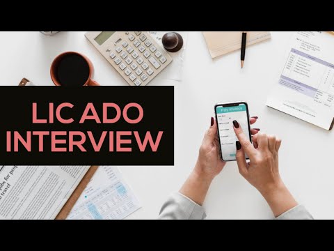 Questions asked in LIC ADO interview // self given experience