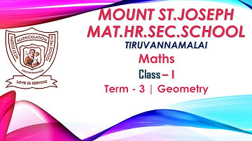 1st Std | Maths | Term - 3 | Geometry