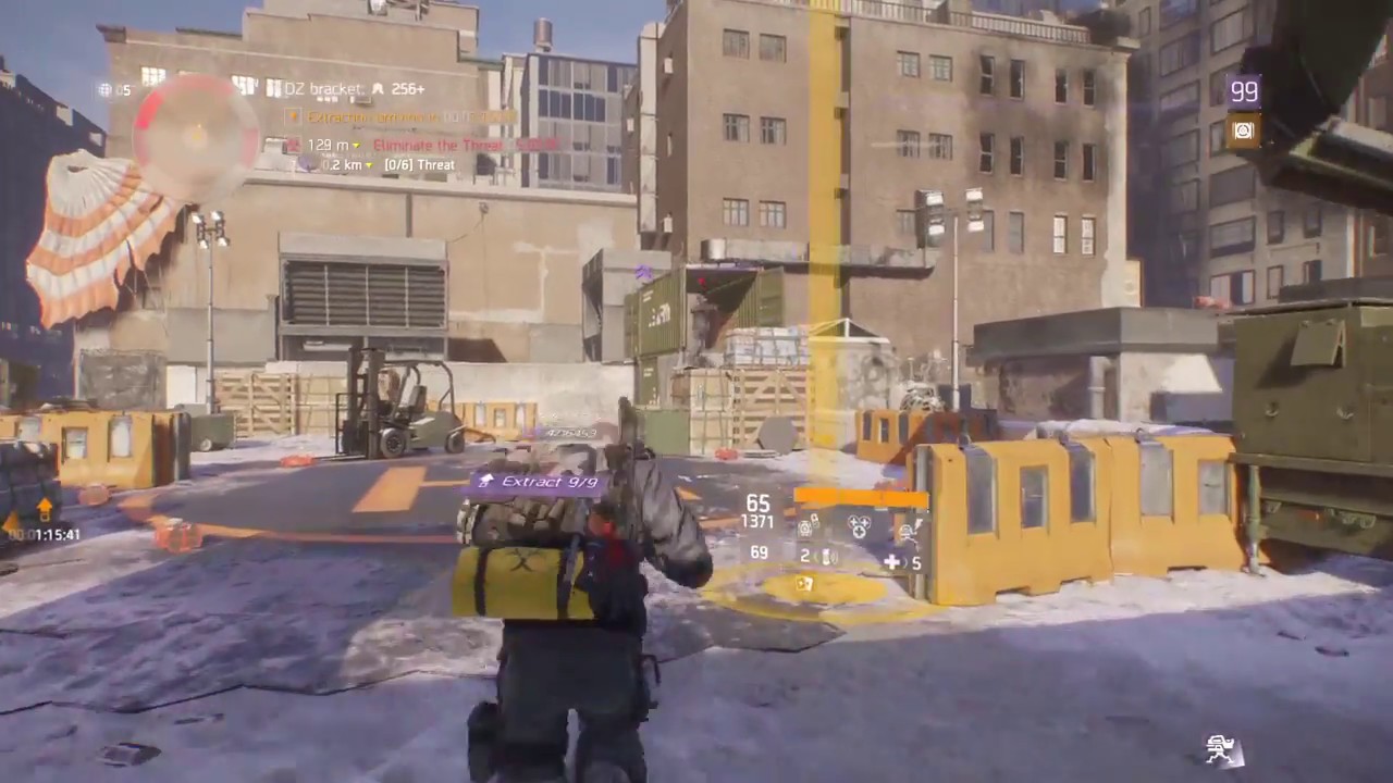 The Division DZ 1-3 gold box farm (10 mins)