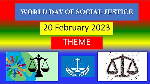 World Day of Social Justice - 20 February 2023 - Theme