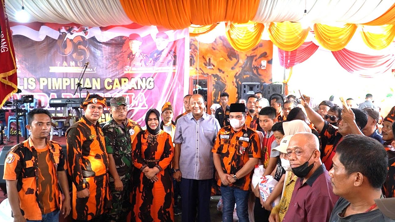 Dihadiri Ibu Tiorita Br Surbakti, Peringatan HUT Pemuda Pancasila ke 63 di Langkat Meriah