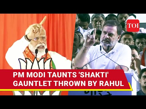 'June 4 Will Decide': Modi's Fiery Rebut For Rahul's 'Shakti' Challenge; Watch Political Showdown