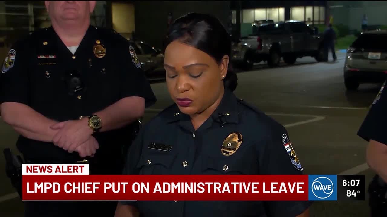 LMPD Chief put on administrative leave - YouTube