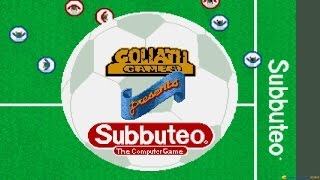 Subbuteo gameplay (PC Game, 1990)