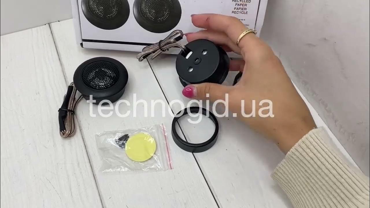 Динамики автомобильные Пищалки-Твитеры TS-T120 800(W) - YouTube