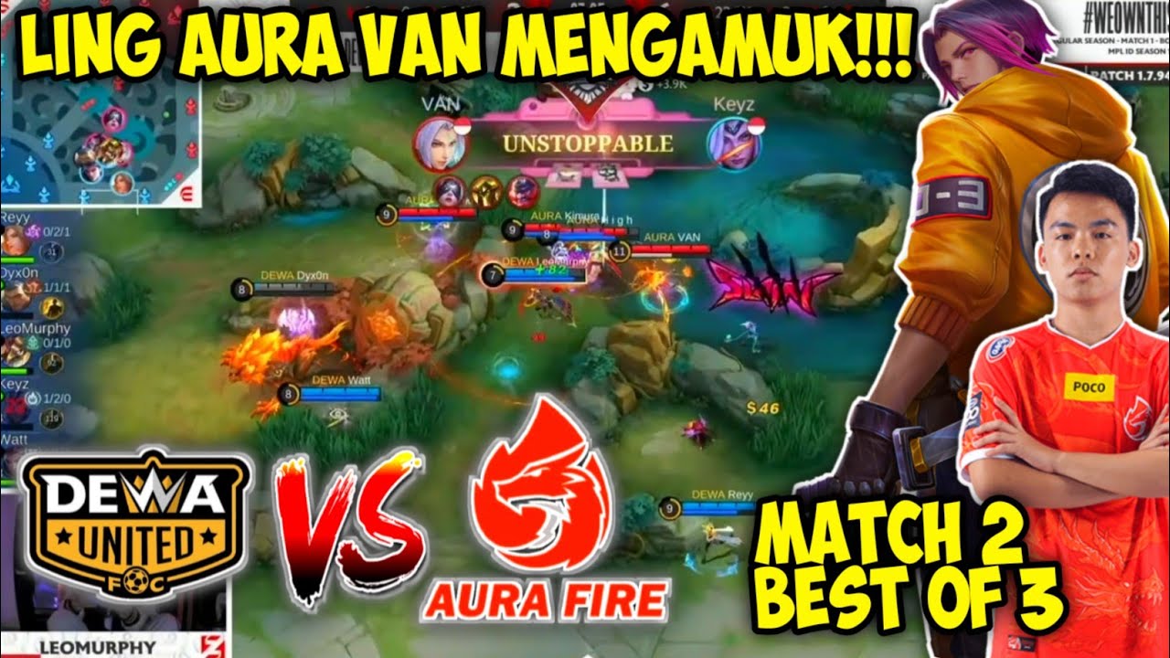 𝐆𝐚𝐦𝐞 𝟐 𝐀𝐔𝐑𝐀 𝐕𝐒 𝐃𝐄𝐖𝐀 𝐔𝐍𝐈𝐓𝐄𝐃 | 𝐋𝐢𝐧𝐠 𝐕𝐚𝐧 𝐦𝐨𝐝𝐞 𝐀𝐥𝐛𝐞𝐫𝐭 | 𝐊𝐚𝐛𝐮𝐤𝐢 𝐦𝐞𝐧𝐠𝐚𝐦𝐮𝐤!!!𝐌𝐏𝐋 𝐒𝟏𝟐 𝐌𝐨𝐛𝐢𝐥𝐞 𝐥𝐞𝐠𝐞𝐧𝐝𝐬