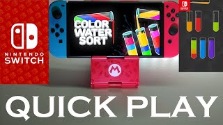 Color Water Sort - Quick Play / Nintendo Switch / Gameplay screenshot 3