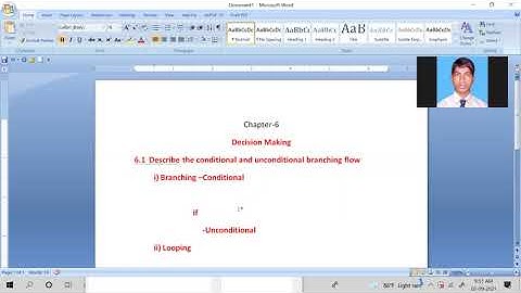 Sub: Programming Essentials(Python) Chapter-6:DecisionMaking