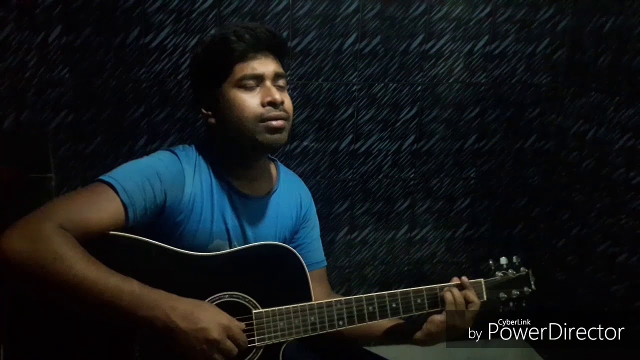 Amar ghum parani bondhu tumi guitar covered by anupam