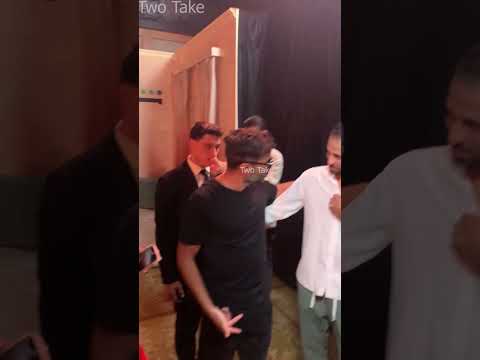 احمد فهمي سفاح الجيزة وهو بيحتفل بنجاح المسلسل