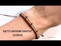 How to Make a Double Half Hitch Macrame Bracelet
