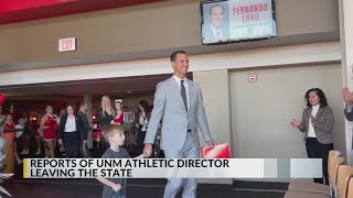 UNM releases statement on status of Athletic Director Fernando Lovo
