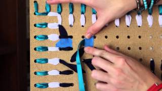 Pegboard Ribbon Cross Stitch