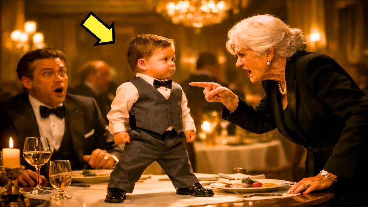 MAMA BOGATULUI UMILEȘTE CHELNĂRIȚA… APOI FIUL BOGATULUI SE URCĂ PE MASĂ ȘI FACE DE NEIMAGINAT