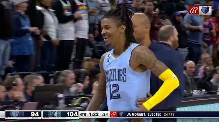 Ja Morant and Dillon Brooks ejected late in Grizzl...