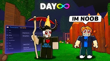 I Snuck Into a NOOB SERVER with HACKS In 99 Nights in the Forest Script!