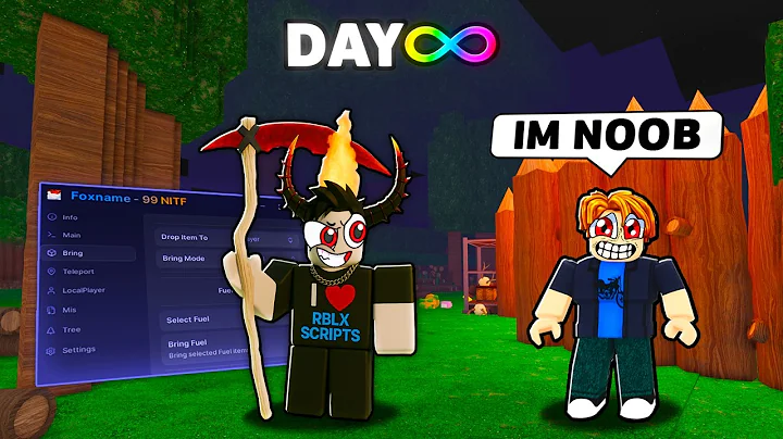 I Snuck Into a NOOB SERVER with HACKS In 99 Nights in the Forest Script!