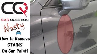 How to remove a NASTY STAIN on a car paint | Mazda Cx5 Mirror Drip Stains