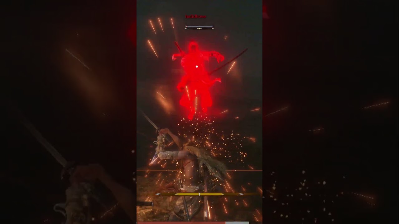 vs halidkose pt72 rnd1 (Dragon Flash Sabimaru Great Raven Umbrella) PvP Sekiro Online MOD