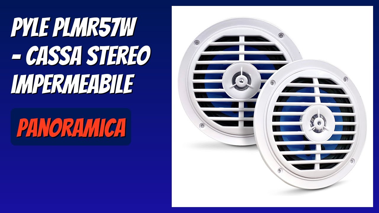 RECENSIONE (2026) : Pyle PLMR57W - Cassa stereo impermeabile. DETTAGLI