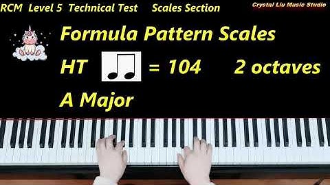 RCM Level 5 Technical Test, Scales Section