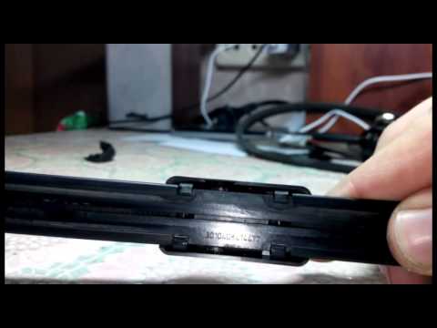 Замена резинок в дворниках.