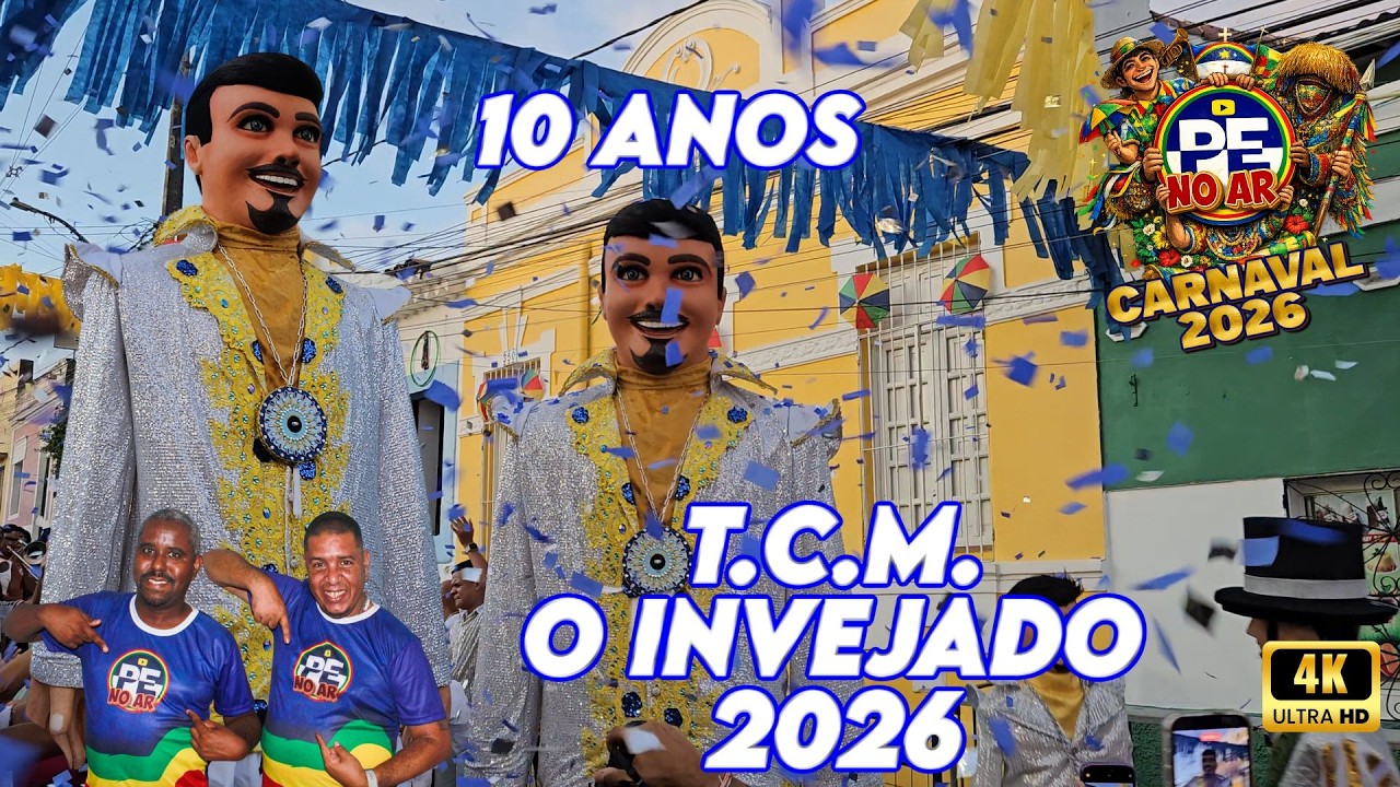 [CARNAVAL 2026] OLINDA EM FESTA: OS 10 ANOS DA T.C.M. O INVEJADO CELEBRA UMA DÉCADA NAS LADEIRAS