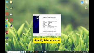 (Windows) Install The BarTender Driver(Serial Connection)