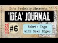 FABRIC Tags for Junk Journal | Idea 6 - Ideas Junk Journal #junkjournalideas