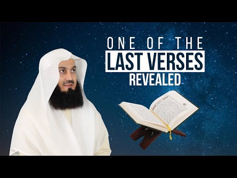 One Of The Last Verses Revealed POWERFUL Mufti Menk