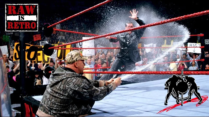 Stone Cold Steve Austin gives The Corporation a Beer Bath