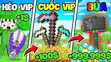 KHANGG BEDWARS THỬ THÁCH 24H SỞ HỮU DỤNG CỤ KIẾM TIỀN HACKER 1.000.000$ TRONG MINECRAFT TROLL NOOB