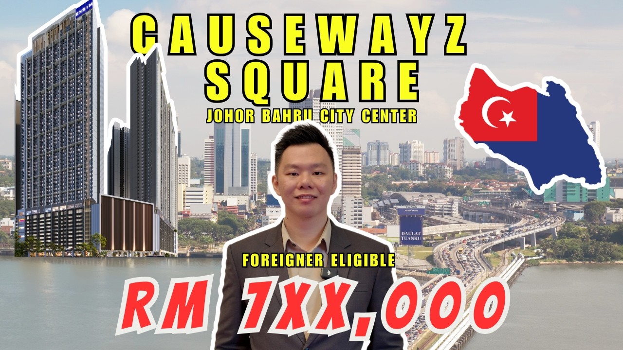 Causewayz Square @ JBCC  | Brixton · Dover · Axis | Foreigner Eligible from RM600k | 600m to CIQ/RTS