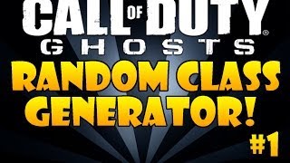 Call Of Duty Ghosts: Random Class Generator #1! Wealth