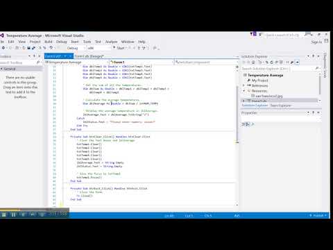 Visual Basic 2015--Remarks, Dead Code, and Public Class