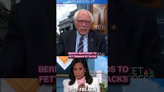 Sen. Bernie Sanders Responds To Attacks From Democrat John Fetterman
