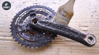 Восстановление старых шатунов Shimano - Восстановление велосипеда